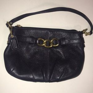 Coach Deep Purple Small Purse/Wristlet w/ Gold